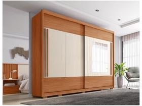 Guarda-roupa Casal com Espelho 4 Gavetas 2 Portas de Correr Caemmun Coliseu Guarda-roupa Casal com Espelho 4 Gavetas 2 Portas de Correr Caemmun Coliseu