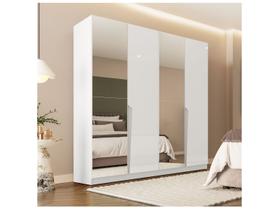 Guarda-roupa Casal com Espelho 4 Gavetas 4 Portas Politorno Porto Guarda-roupa Casal com Espelho 4 Gavetas 4 Portas Politorno Porto