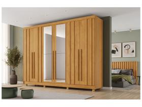 Guarda-roupa Casal com Espelho 4 Gavetas 6 Portas Made Marcs Torino