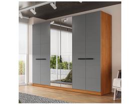 Guarda-roupa Casal com Espelho 4 Gavetas 6 Portas Politorno Lisboa