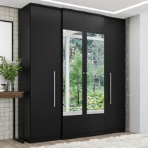 Guarda Roupa Casal com Espelho 4 Portas Splendore Glass THB