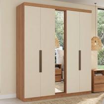 Guarda Roupa Casal com Espelho 5 Portas em MDF Supremo THB Guarda Roupa Casal com Espelho 5 Portas em MDF Supremo THB