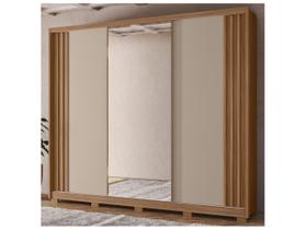 Guarda-roupa Casal com Espelho 6 Gavetas 3 Portas Moval Móveis Inspiração Arizona Guarda-roupa Casal com Espelho 6 Gavetas 3 Portas Moval Móveis Inspiração Arizona