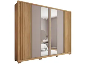 Guarda-roupa Casal com Espelho 6 Portas 6 Gavetas Caemmun Apollo