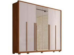 Guarda-roupa Casal com Espelho 6 Portas 6 Gavetas Caemmun Quintus Lux