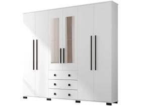 Guarda-roupa Casal com Espelho 6 Portas Araplac Malu Guarda-roupa Casal com Espelho 6 Portas Araplac Malu