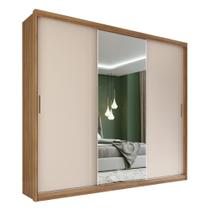 Guarda Roupa Casal Com Espelho E Portas de Correr Flexivel Dalila Demobile Guarda Roupa Casal Com Espelho E Portas de Correr Flexivel Dalila Demobile