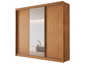 Guarda-roupa Casal com Espelho e Sapateiro 6 Gavetas 3 Portas de Correr Conquista Móveis Prime Siena Guarda-roupa Casal com Espelho e Sapateiro 6 Gavetas 3 Portas de Correr Conquista Móveis Prime Siena