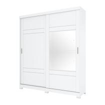 Guarda-Roupa Casal com Espelho Turin Flex 2 PT 3 GV Branco