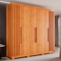 Guarda-roupa Casal com Pé 6 Portas 6 Gavetas Granada 100 MDF Sallêto Móveis