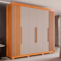 Guarda-roupa Casal com Pé 6 Portas 6 Gavetas Granada 100 MDF Sallêto Móveis