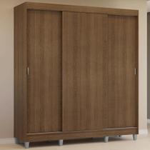 Guarda-Roupa Casal com Pés 3 Portas de Correr Rustic Reno Madesa Guarda-Roupa Casal com Pés 3 Portas de Correr Rustic Reno Madesa