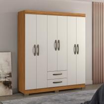 Guarda Roupa Casal com Pés 6 Portas 2 Gavetas NT5130 Notável