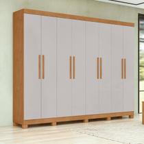 Guarda Roupa Casal com Pés 8 Portas Andara Lopas