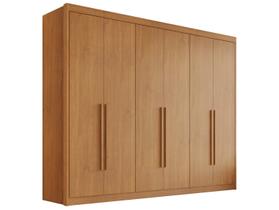 Guarda-roupa Casal com Sapateiro 8 Gavetas 6 Portas Conquista Móveis Prime Bergamo Guarda-roupa Casal com Sapateiro 8 Gavetas 6 Portas Conquista Móveis Prime Bergamo