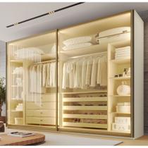 Guarda Roupa Casal com Vidro Reflecta 2 Portas de Correr Em MDF Samara Móveis Europa Guarda Roupa Casal com Vidro Reflecta 2 Portas de Correr Em MDF Samara Móveis Europa