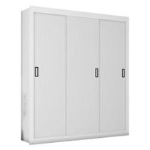 Guarda Roupa Casal Cor2303044 Branco - Araplac - ARAPLAC MÓVEIS Guarda Roupa Casal Cor2303044 Branco - Araplac - ARAPLAC MÓVEIS