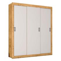 Guarda Roupa Casal COR2303044 Freijó Baunilha Flex - Araplac Guarda Roupa Casal COR2303044 Freijó Baunilha Flex - Araplac