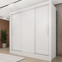 Guarda Roupa Casal CR35502 3 Portas Correr 4 Gavetas Neve Multimóveis Guarda Roupa Casal CR35502 3 Portas Correr 4 Gavetas Neve Multimóveis