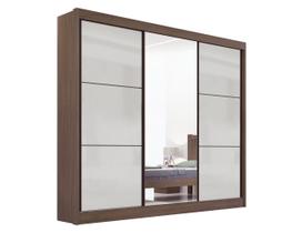 Guarda Roupa Casal Cristal Mdf Ddoro IPE COM OFF LISO