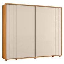 Guarda Roupa Casal Dalí Ripado 2 Portas Deslizantes - Madetec