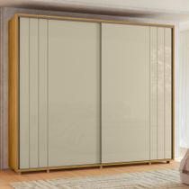 Guarda-Roupa Casal Dalí Ripado Com Escada 2 Portas 8 Gavetas - 7 Decor Guarda-Roupa Casal Dalí Ripado Com Escada 2 Portas 8 Gavetas - 7 Decor