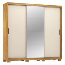 Guarda Roupa Casal Dalila 32415PE Cinamon Touch Off White Flex com Pés - Demóbile
