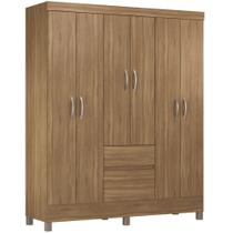 Guarda Roupa Casal Demóbile Flash II 6 portas 2 gavetas Amendola Touch 134