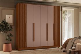 Guarda Roupa Casal Deville 6 Portas e 4 Gavetas - Nogueira Cappuccino - Albatroz Guarda Roupa Casal Deville 6 Portas e 4 Gavetas - Nogueira Cappuccino - Albatroz