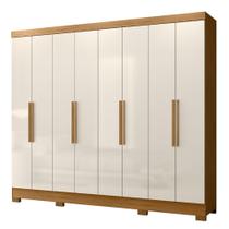 Guarda Roupa Casal Diplomata 8 Portas Freijó Off White Moval Guarda Roupa Casal Diplomata 8 Portas Freijó Off White Moval