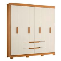 Guarda Roupa Casal Doble 08 Portas Cinamomo Off White - Móveis Albatroz Guarda Roupa Casal Doble 08 Portas Cinamomo Off White - Móveis Albatroz