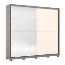 Guarda Roupa Casal Dream 2 Portas Deslizantes com Espelho Móveis Henn Guarda Roupa Casal Dream 2 Portas Deslizantes com Espelho Móveis Henn
