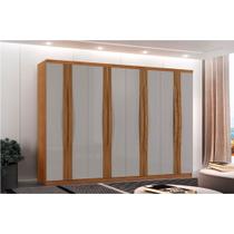 Guarda Roupa Casal Dunas com 8 Portas e 4 Gavetas MDF Moderna