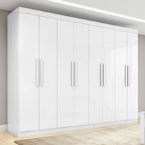 Guarda-roupa Casal Easy Slim 8 Portas Branco