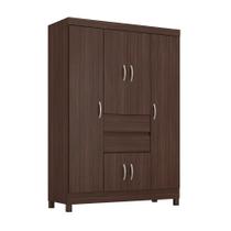Guarda-Roupa Casal Ecom 6 PT 2 GV Café Guarda-Roupa Casal Ecom 6 PT 2 GV Café