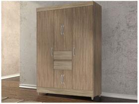 Guarda-Roupa Casal Ecom Flex 6 PT 2 GV Branco e Rosa Guarda-Roupa Casal Ecom Flex 6 PT 2 GV Branco e Rosa