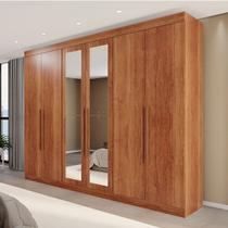 Guarda-Roupa Casal Eldorado Premium 6 Portas 6 Gavetas com Espelho 100% Mdf Cinamomo - Pnr Móveis
