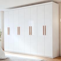 Guarda Roupa Casal Esmeralda Roupeiro 8 Portas E 4 Gavetas