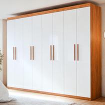 Guarda Roupa Casal Esmeralda Roupeiro 8 Portas E 4 Gavetas