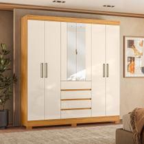 Guarda Roupa Casal Espelho 6 Portas 4 Gavetas MDF Opera Guarda Roupa Casal Espelho 6 Portas 4 Gavetas MDF Opera