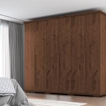 Guarda Roupa Casal Everet 6 Portas de Bater 5 Gavetas Marrom/Jacaranda Guarda Roupa Casal Everet 6 Portas de Bater 5 Gavetas Marrom/Jacaranda