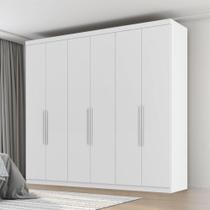 Guarda Roupa Casal Evidence Plus II Branco Absoluto Zanzini