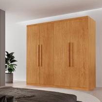 Guarda Roupa Casal Fenix 4 Portas 3 Gavetas Rufato