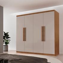 Guarda Roupa Casal Fenix 4 Portas 3 Gavetas Rufato