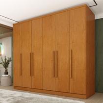 Guarda-Roupa Casal Filadélfia 6 Portas 4 Gavetas Cinamomo - Pnr Móveis Guarda-Roupa Casal Filadélfia 6 Portas 4 Gavetas Cinamomo - Pnr Móveis