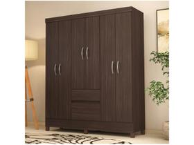 Guarda-Roupa Casal Flash 6 PT 2 GV Café - Modern Guarda-Roupa Casal Flash 6 PT 2 GV Café - Modern