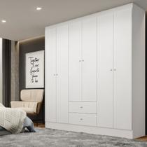 Guarda Roupa Casal Flex 6 Portas 2 Gavetas Astro THB Guarda Roupa Casal Flex 6 Portas 2 Gavetas Astro THB