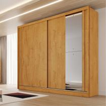 Guarda Roupa Casal Flex com 1 Espelho 2 Portas de Correr Em MDF Monterey Made Marcs Guarda Roupa Casal Flex com 1 Espelho 2 Portas de Correr Em MDF Monterey Made Marcs