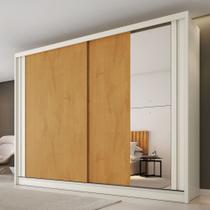 Guarda Roupa Casal Flex com 1 Espelho 2 Portas de Correr Em MDF Monterey Made Marcs Guarda Roupa Casal Flex com 1 Espelho 2 Portas de Correr Em MDF Monterey Made Marcs