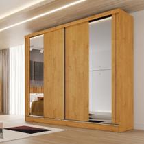 Guarda Roupa Casal Flex com 2 Espelho 2 Portas de Correr Em MDF Monterey Made Marcs Guarda Roupa Casal Flex com 2 Espelho 2 Portas de Correr Em MDF Monterey Made Marcs